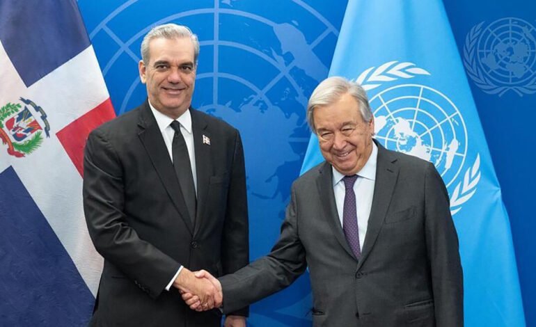 Presidente Abinader llega a la ONU para participar en Asamblea General