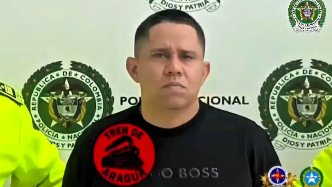 Arrestan en Colombia a “El Caracas”, ex policía venezolano y presunto cabecilla del Tren de Aragua