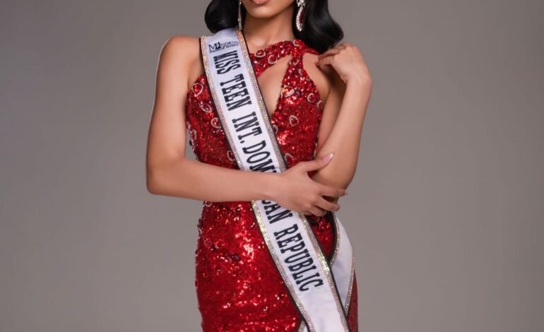 Jailyn Peralta representará a la República Dominicana en Miss Teen International 2026 en India