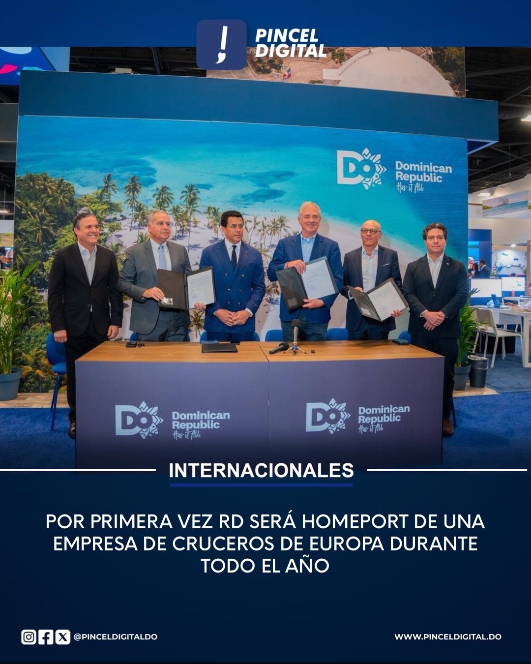 Por primera vez RD será homeport de una empresa de cruceros de Europa durante todo el año