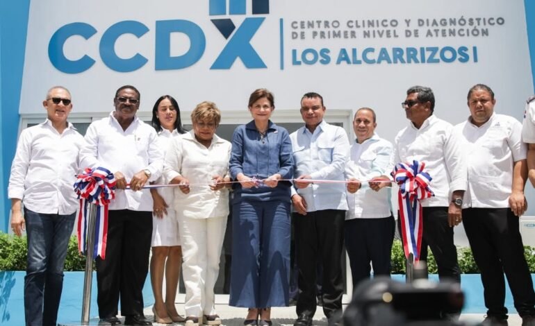 Raquel Peña encabeza entrega de centro diagnóstico en Los Alcarrizos
