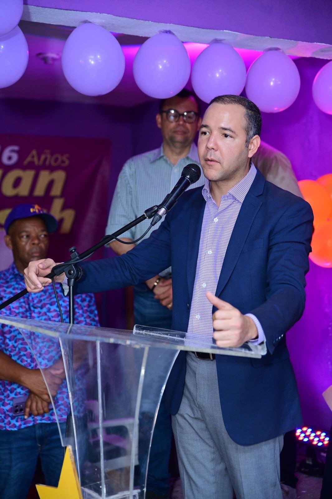 Johnny Pujols afirma en San Cristóbal que el Gobierno intenta acallar a la oposición y “destruir el sistema de partidos”