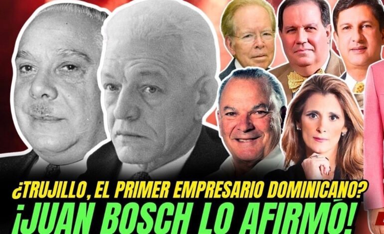 Giovanni Morillo destaca afirmación de Juan Bosch sobre Trujillo y el empresariado dominicano