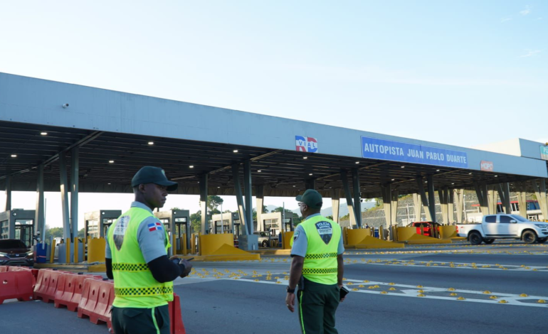 DIGESETT implementa contraflujo y refuerza viabilización en importantes vías por retorno de fin de semana largo