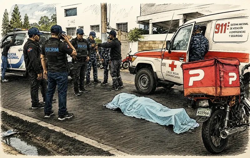 Motorista muere apuñalado durante discusión con taxista en Santiago