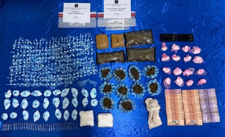 DNCD saca de circulación más de 6,000 gramos de cocaína, marihuana, crack y otras sustancias de la 42 de Capotillo