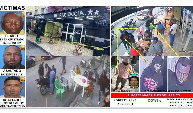 Policía Nacional desmantela banda vinculada a asalto y herida de bala contra ciudadano en Guachupita, DN