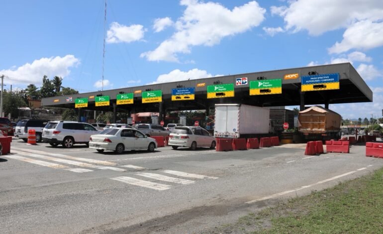 RD Vial recauda RD$ 5,778,179,800 millones en peajes primeros 5 meses 2026