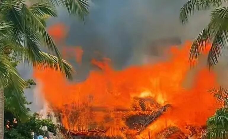 Pavoroso incendio consume instalaciones del hotel Viva Dominicus en Bayahíbe