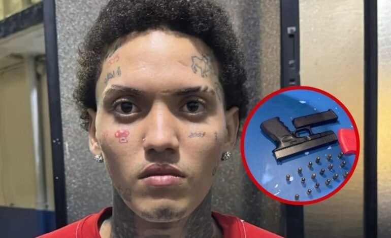 Detienen a “Onguito Wa” por séptima vez y le ocupan arma de fuego