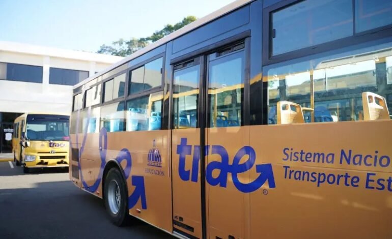 Transporte Escolar TRAE ha ahorrado más de RD$21,500 millones a hogares dominicanos