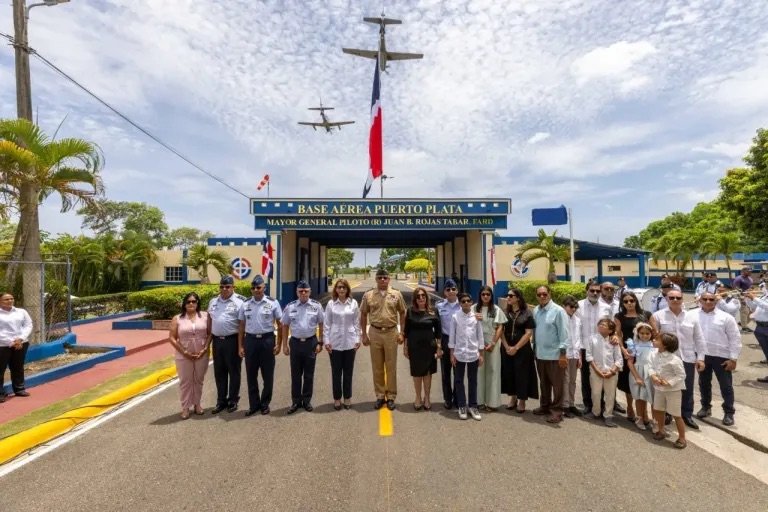 Base Aérea Puerto Plata es designada con el nombre del mayor general piloto retirado Juan Bautista Rojas Tabar
