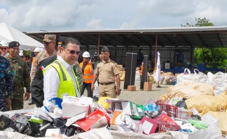 Yayo y CECCOM destruyen casi 20 millones de productos ilegales en protección de la salud y el comercio lícito