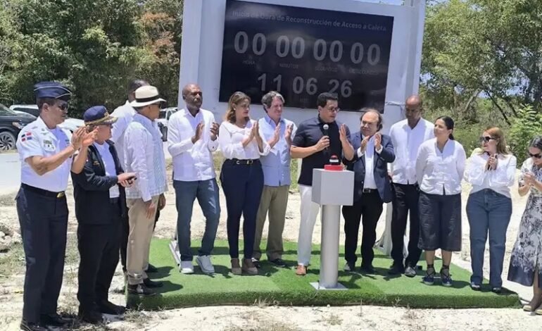 David Collado deja iniciada obra en La Romana para impulsar el turismo en Caleta