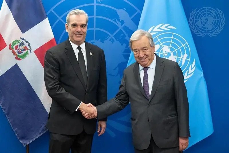 Abinader recibe este miércoles en el Palacio Nacional al secretario general de la ONU, António Guterres