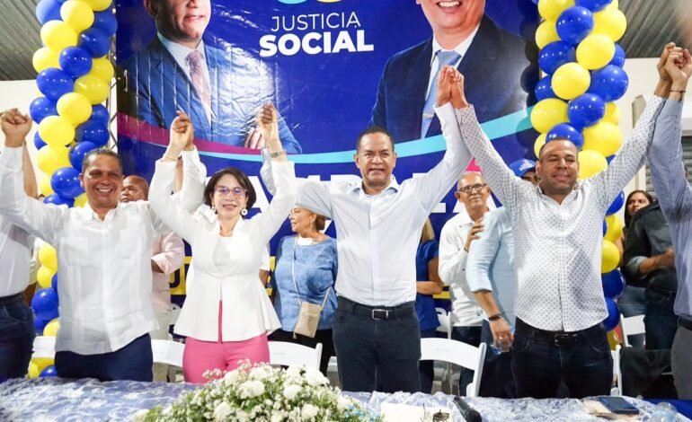 «Aquí no enfrentamos a nadie, pero a la competencia se va a ganar»; Justicia Social juramenta nuevos miembros en Hato del Yaque