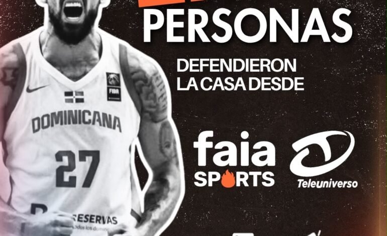 Más de 2 millones de dominicanos “Defendieron la Casa” con la selección de baloncesto por Faia Sports y Teleuniverso