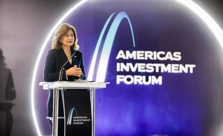 Raquel Peña proyecta a República Dominicana como un destino confiable para la inversión en el Americas Investment Forum 2026