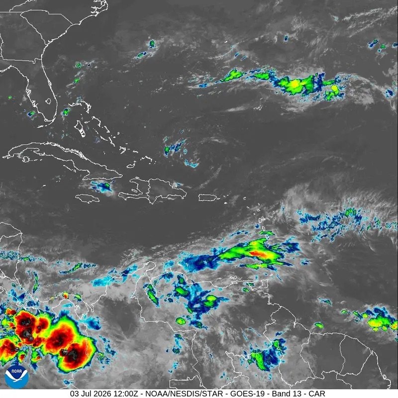 Indomet prevé una mañana mayormente soleada y aguaceros con tormentas eléctricas en la tarde