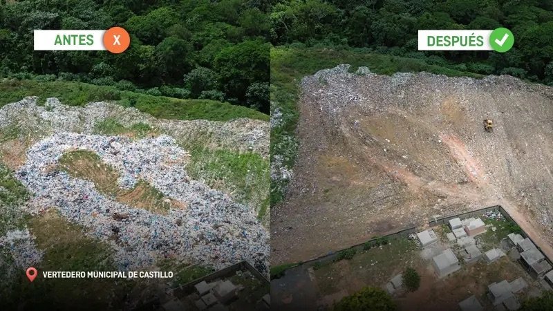 DO Sostenible entrega intervención técnica en el vertedero de Castillo