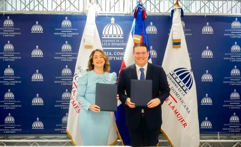 MICM y Ministerio de la Mujer lanzan alianza por el liderazgo y la autonomía económica de las mujeres