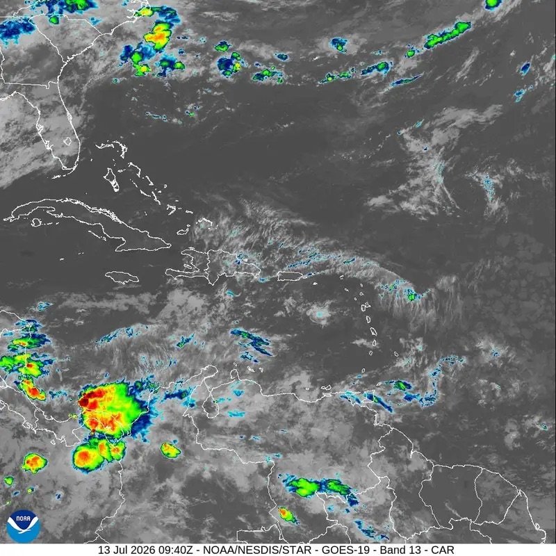 Indomet pronostica aguaceros, tormentas eléctricas y ráfagas de viento en varias provincias por incidencia de vaguada