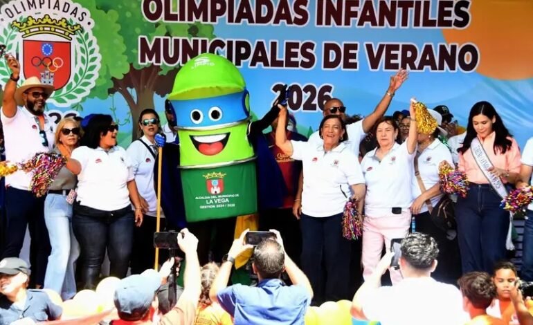 Alcaldesa Amparo Custodio inaugura las olimpiadas infantiles municipales de verano 2026: “Una siembra de conciencia ciudadana”