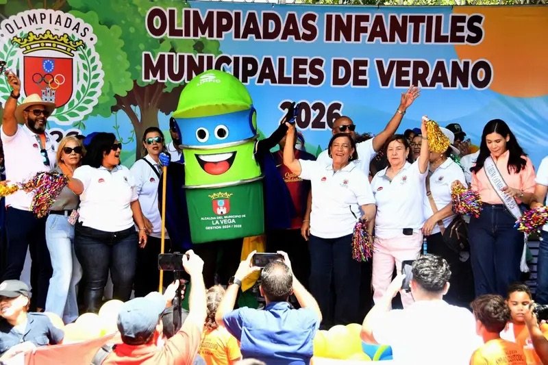 Alcaldesa Amparo Custodio inaugura las olimpiadas infantiles municipales de verano 2026: “Una siembra de conciencia ciudadana”