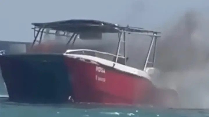Al menos 12 heridos tras incendio de una embarcación cerca de la Isla Saona