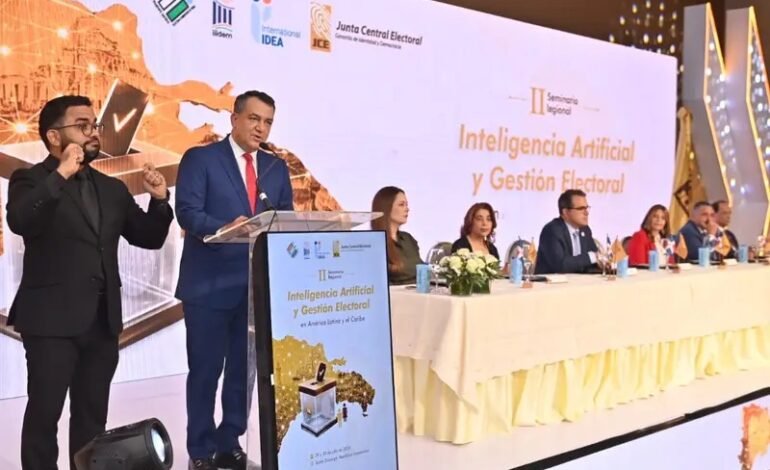 JCE inaugura seminario internacional sobre inteligencia artificial y gestión electoral