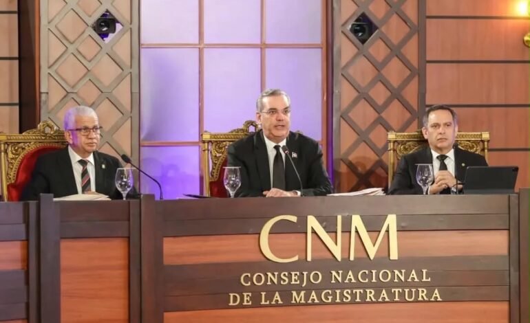 Abinader convocó al CNM para este lunes ¿Quiénes son los jueces de la SCJ pendientes de evaluación?