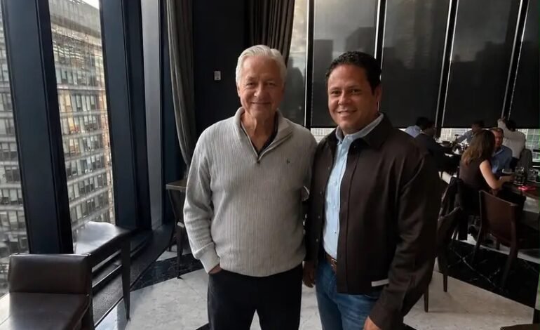 Ministro Carlos Bonilla se reúne con James Dimon, CEO de JP Morgan