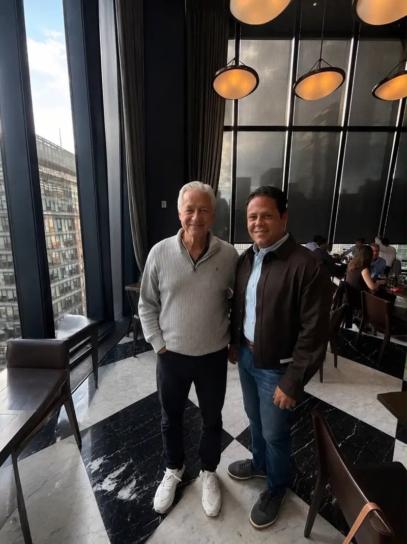 Ministro Carlos Bonilla se reúne con James Dimon, CEO de JP Morgan
