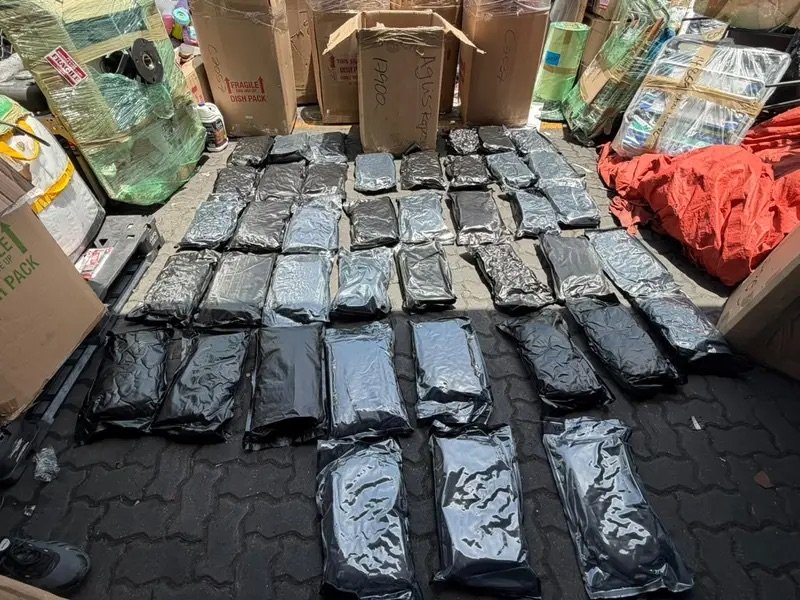 DNCD incauta 41 paquetes de Marihuana en Puerto de Haina Oriental