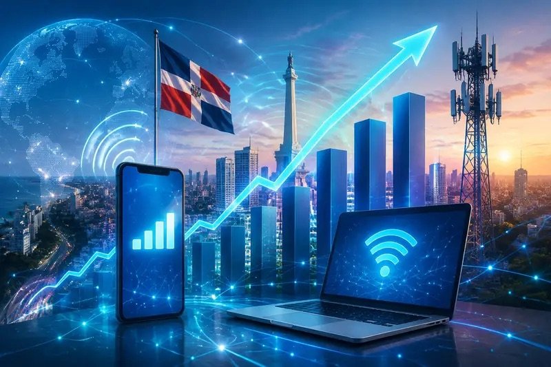 ¿Cuánto habremos crecido? RD superaba los 10 millones de líneas móviles y rozaba los 11 millones de conexiones a internet en 2024