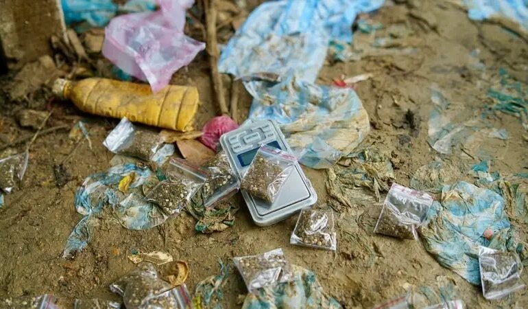 Intervienen sectores en Pedro Brand y ocupan más de 4,700 gramos de drogas
