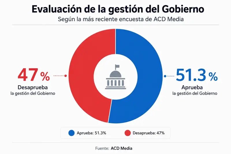 Encuesta ACD Media: Abinader mantiene aprobación superior al 51 % tras seis años de gestión