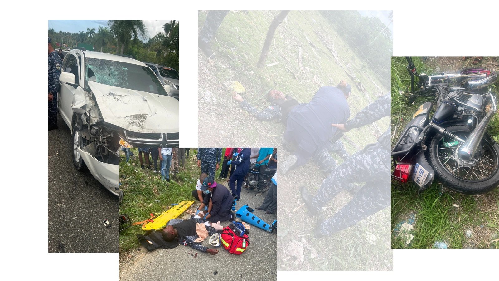 Reportan muerte de dos agentes policiales en accidente de tránsito en La Otra Banda