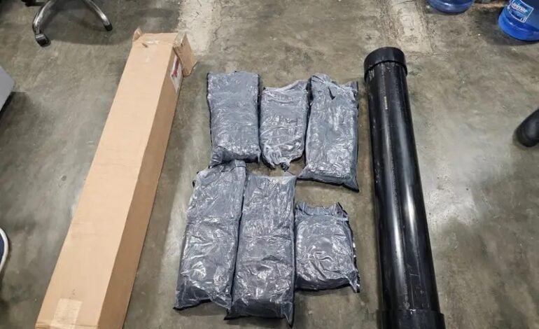 DNCD incauta seis paquetes de marihuana ocultos en un portaplanos