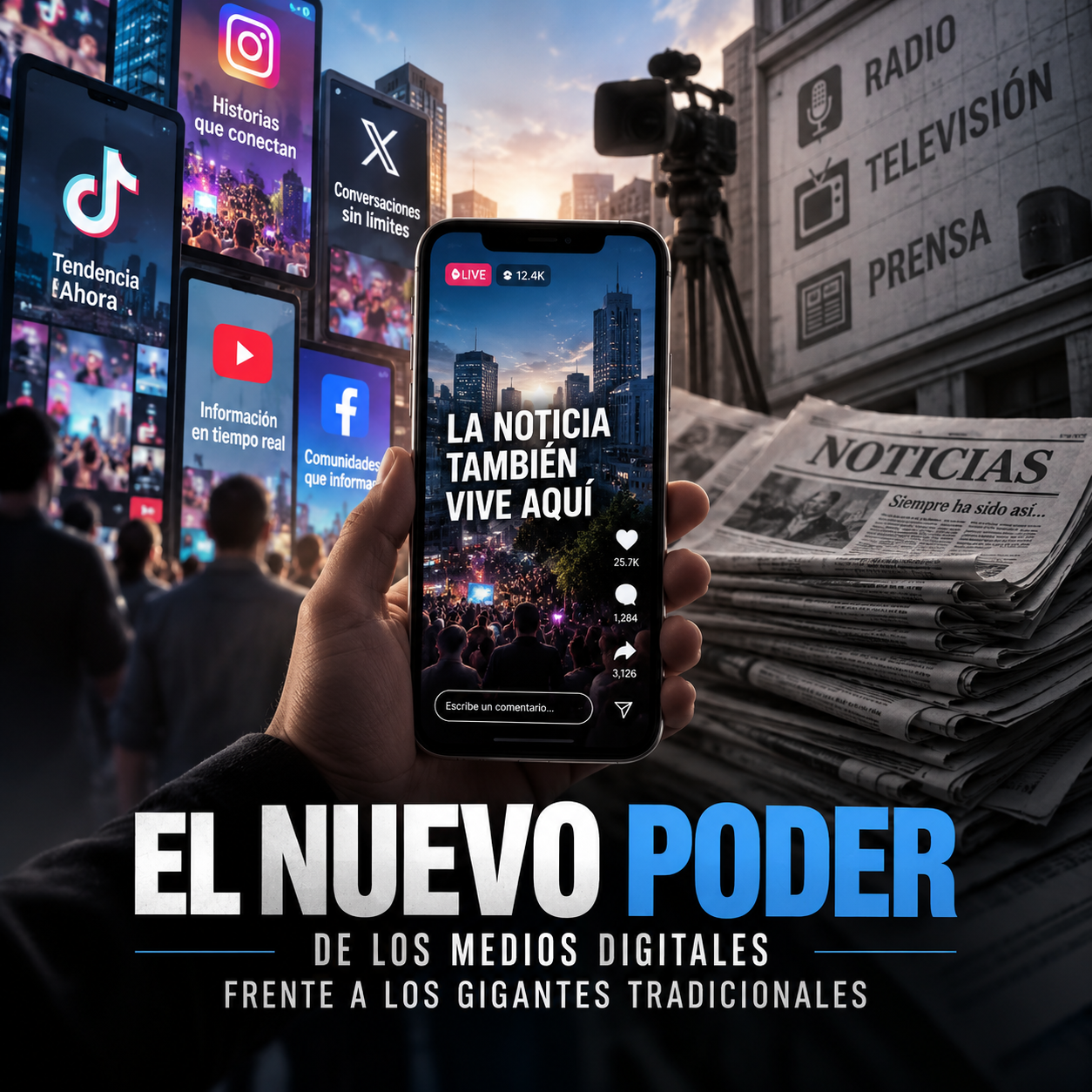 EL NUEVO PODER DE LOS MEDIOS DIGITALES FRENTE A LOS GIGANTES TRADICIONALES