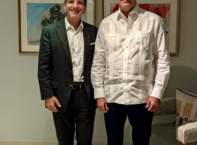 Presidente Abinader recibe en visita de cortesía al presidente de Google Cloud para América Latina