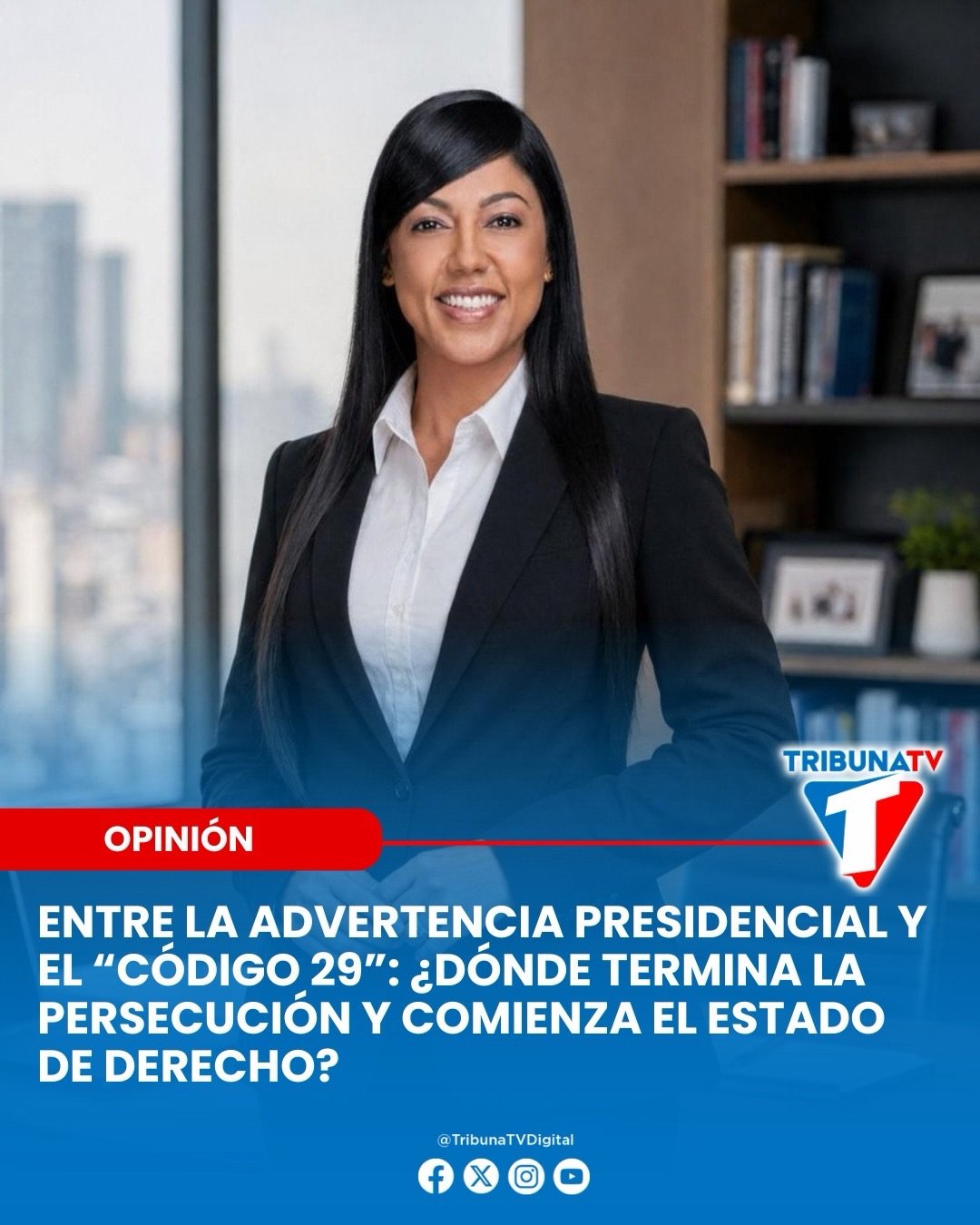 Entre la advertencia presidencial y el “Código 29”: ¿dónde termina la persecución y comienza el Estado de Derecho?