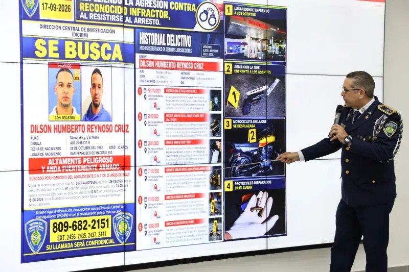 PN informa cuatro delincuentes fallecen al enfrentar agentes; dos estaban vinculados a violento hecho ocurrido en Boca Chica