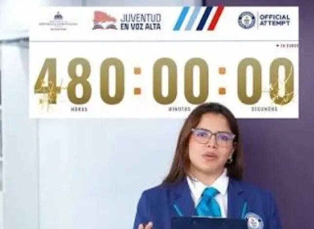 Meta cumplida! Juventud en Voz Alta alcanza las 480 horas de lectura continua y va por las 500