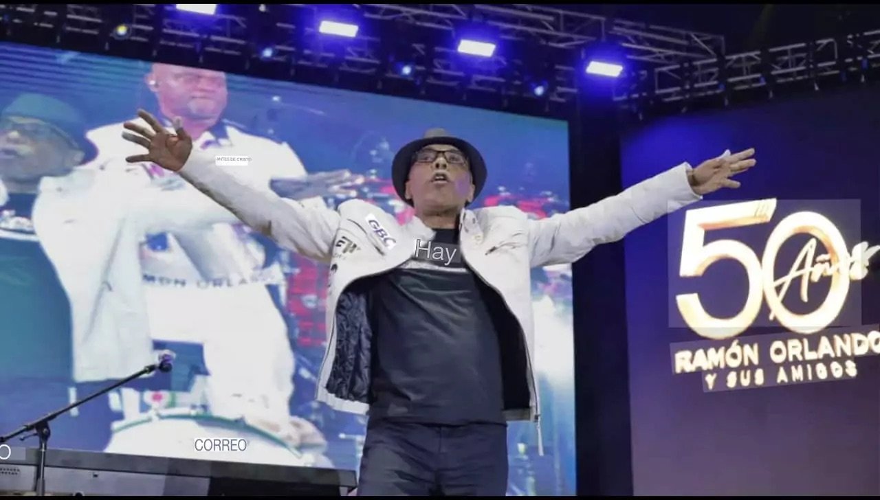 Ramón Orlando agradece a Abinader tras show con 70 artistas en el Olímpico