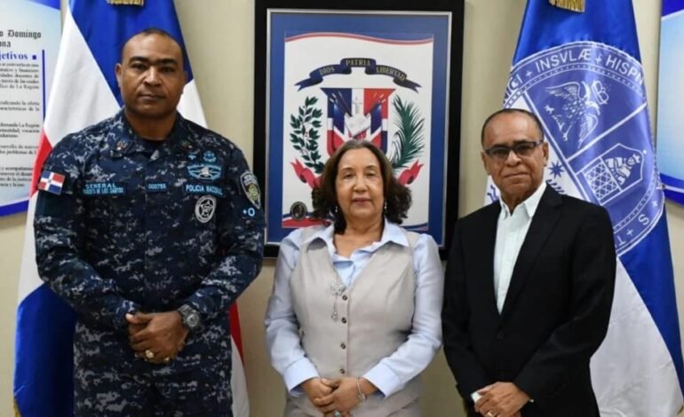 UASD Barahona y PN acuerdan corredor de seguridad para proteger a comunidad universitaria