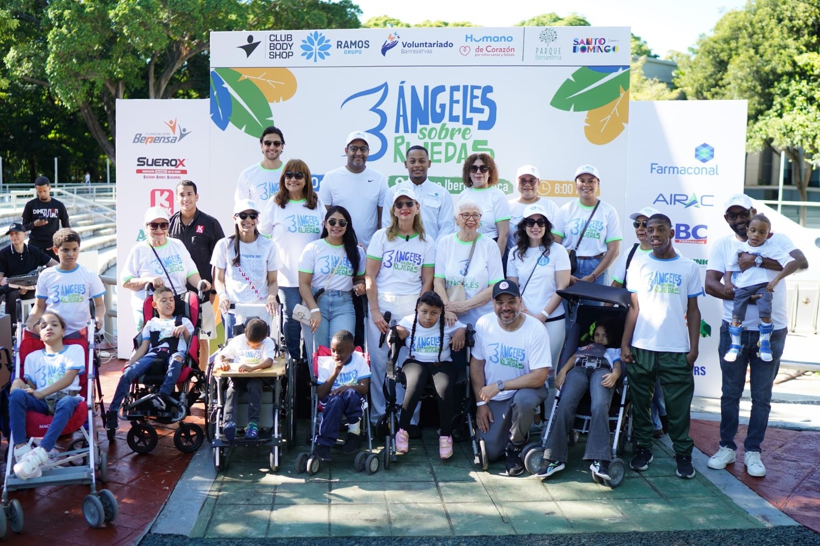 Ángeles sobre Ruedas llena de alegría, solidaridad e inclusión el Parque Iberoamericano