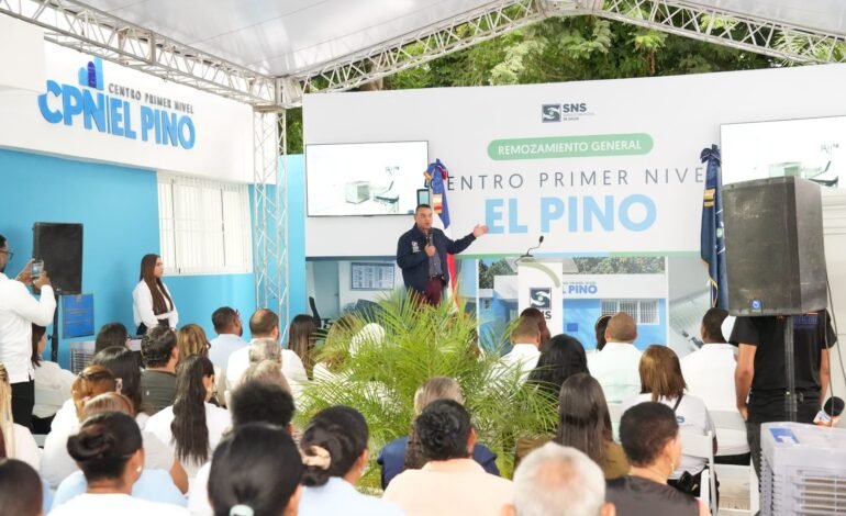SNS entrega renovado CPN El Pino en La Vega con inversión superior a RD$9.9 millones