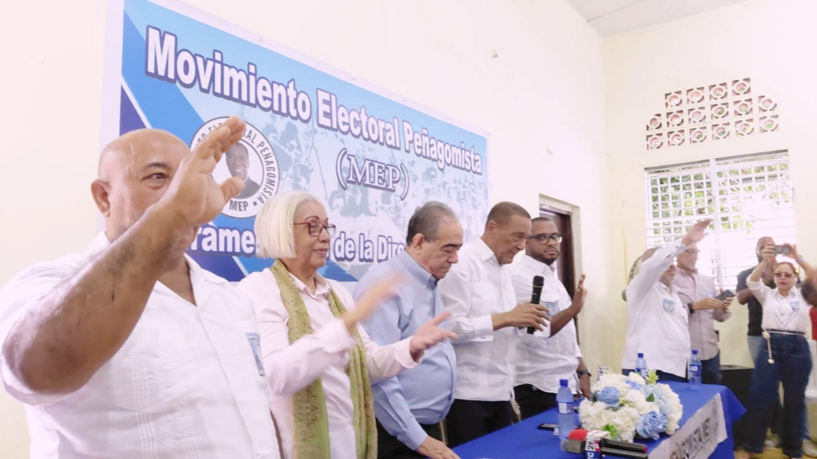 Movimiento Electoral Peñagomista (MEP) juramenta su Dirección Nacional y elige a Fiquito Vásquez como presidente