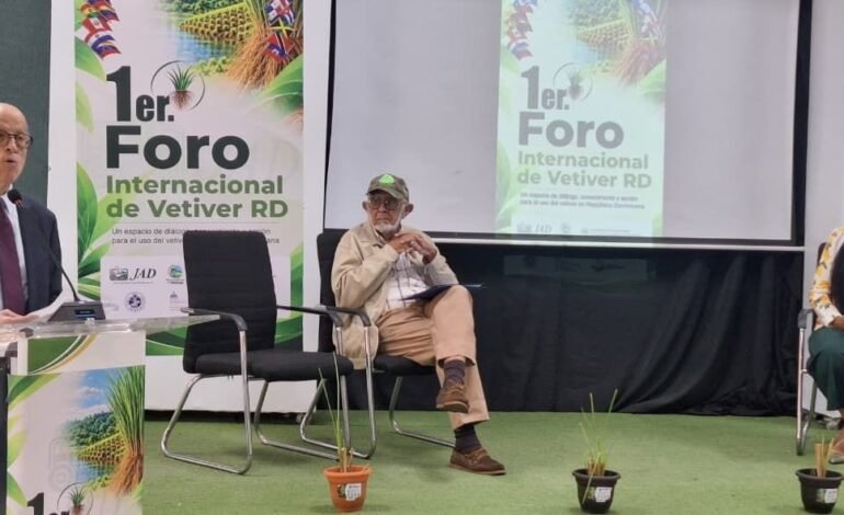 Red Dominicana de Vetiver impulsa agenda de conservación ambiental tras celebrar su primer foro internacional